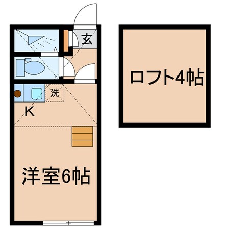 保土ケ谷駅 徒歩6分 2階の物件間取画像